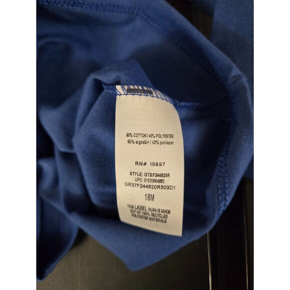 NWT Toddler Boys Long Sleeve Shirt – Rocket Ship – Size 18M – Blue - Picture 3 of 4